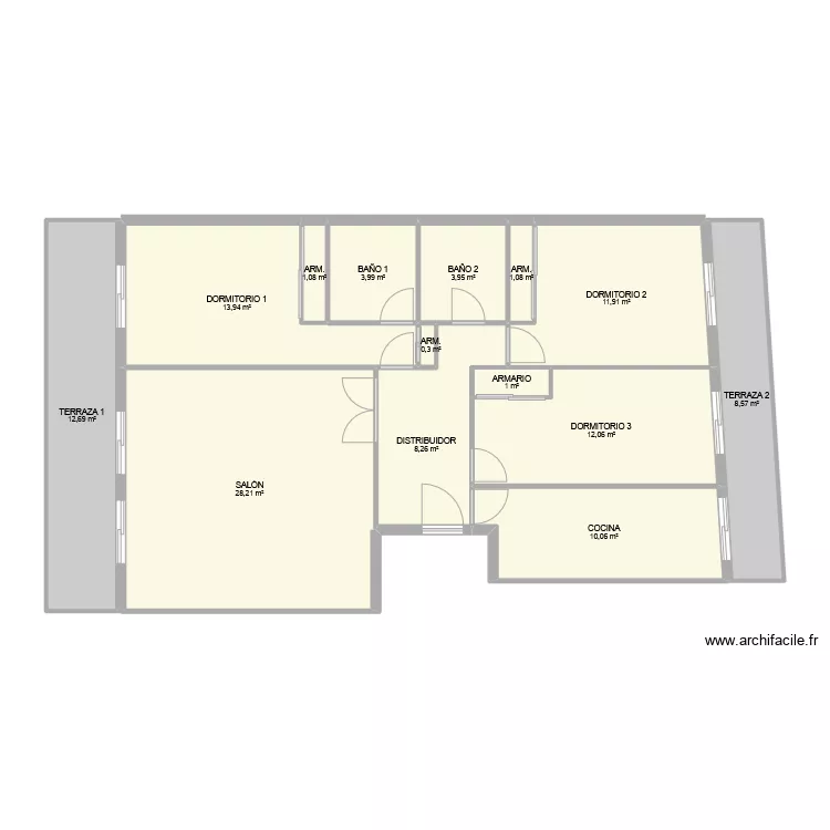 PASEO PAMPLONA. Plano de 