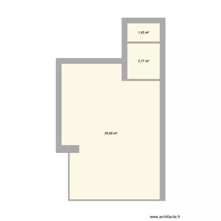 MAIRA. Plano de 3 y 33 m² MAIRA. Plano de 3 y 33 m²