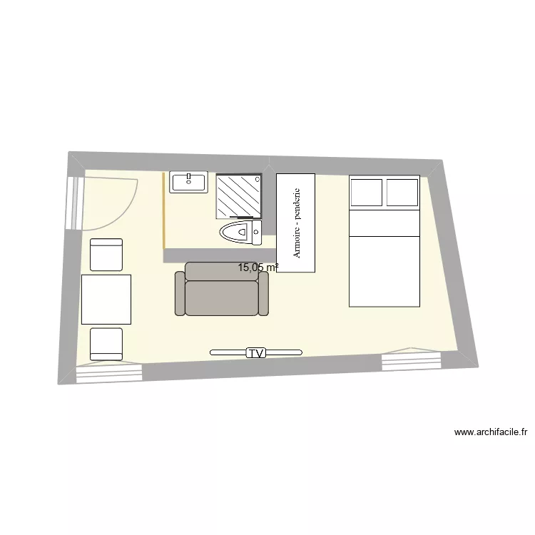 dor 2. Plano de 1 y 15 m² dor 2. Plano de 1 y 15 m²