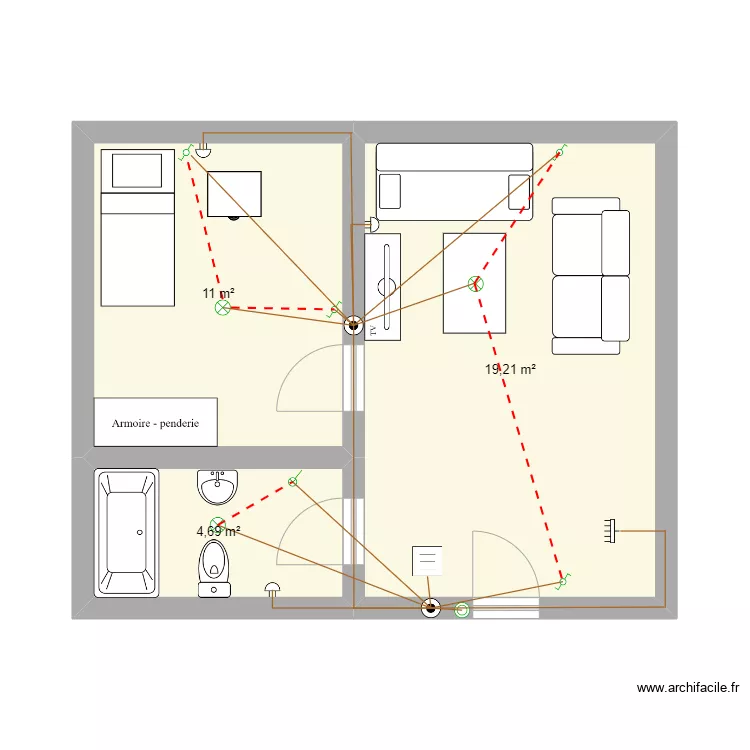 plano gambas . Plano de 