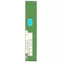 config 3 chambre jardin + pas de patio + pas en L