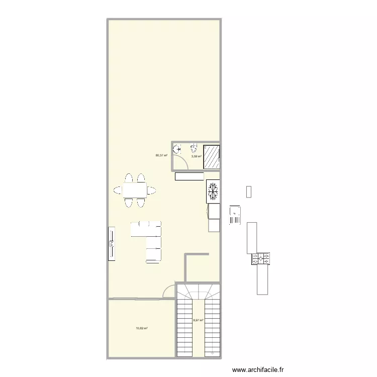 PISO 3. Plano de 9 y 102 m² PISO 3. Plano de 9 y 102 m²
