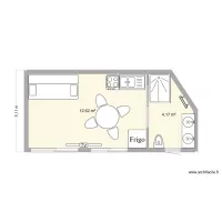 plan interieur abri de jardin