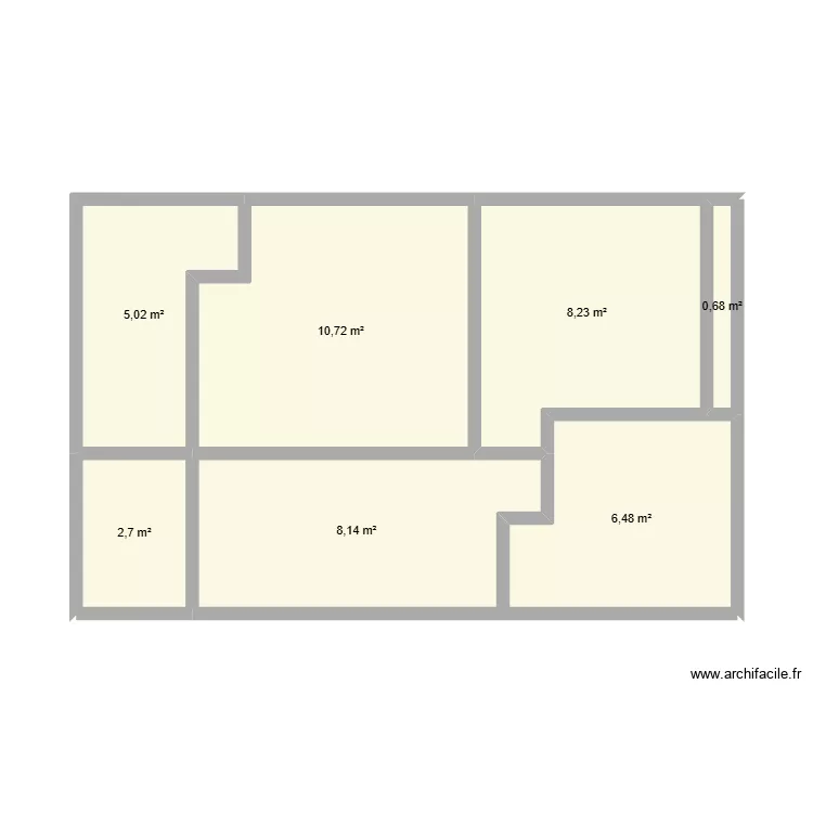 LII. Plano de 7  y 42 m²