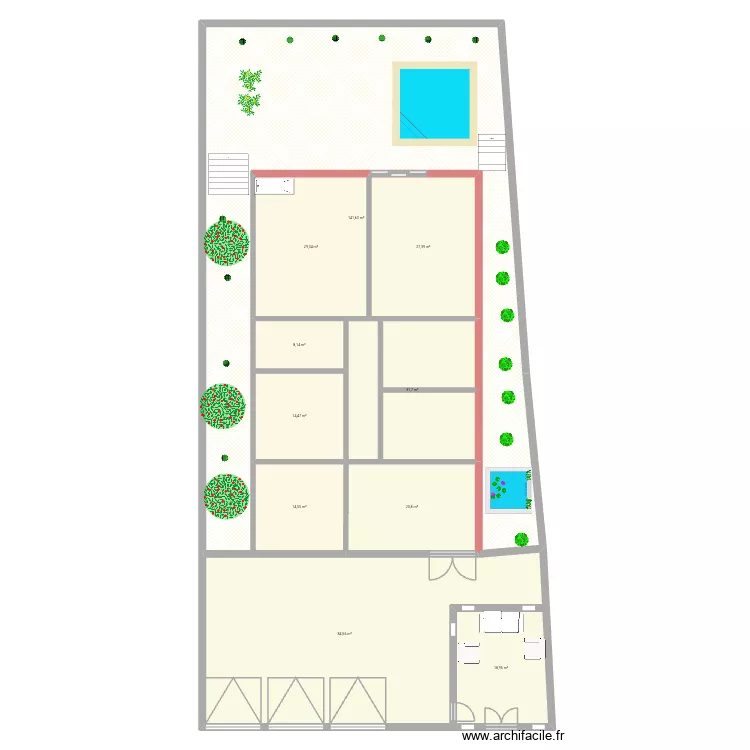 Terreno 1. Plano de 10 y 392 m² Terreno 1. Plano de 10 y 392 m²
