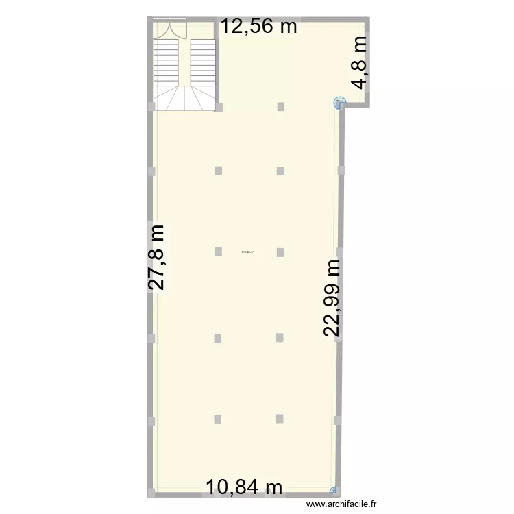 plano almacen. Plano de 1 Sala y 312 m²