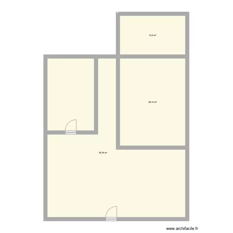 150. Plano de 3 Habitaciones y 123 m²