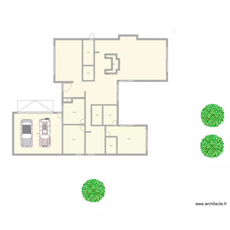 1702 Shagbark Landscape. Plano de 