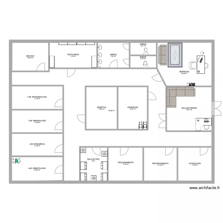 Alerta de no conformidad. Plano de 18 Habitaciones y 291 m² Alerta de no conformidad. Plano de 18 Habitaciones y 291 m²