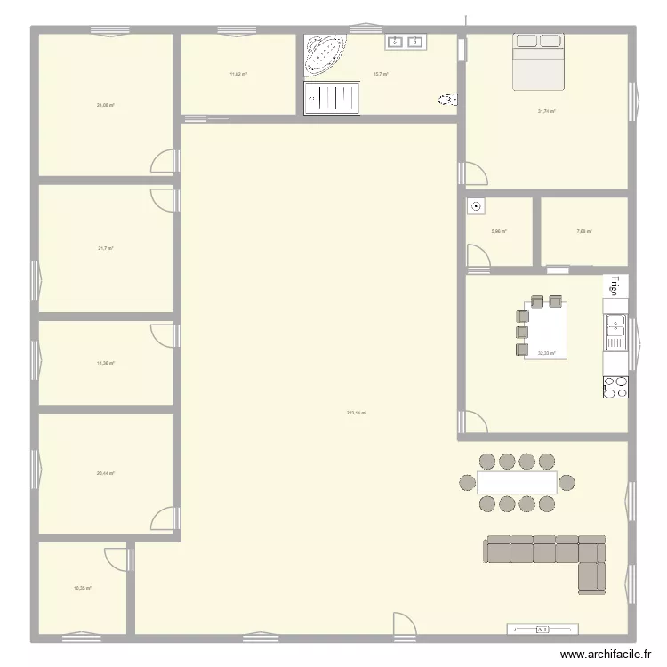 CASA GARCIA. Plano de 12  y 419 m²