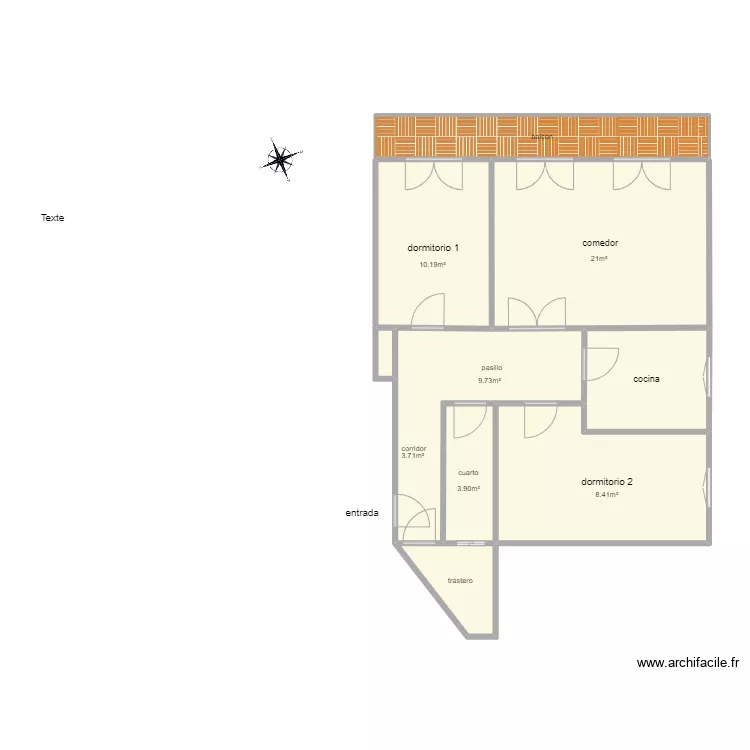 piso Macanet. Plano de 