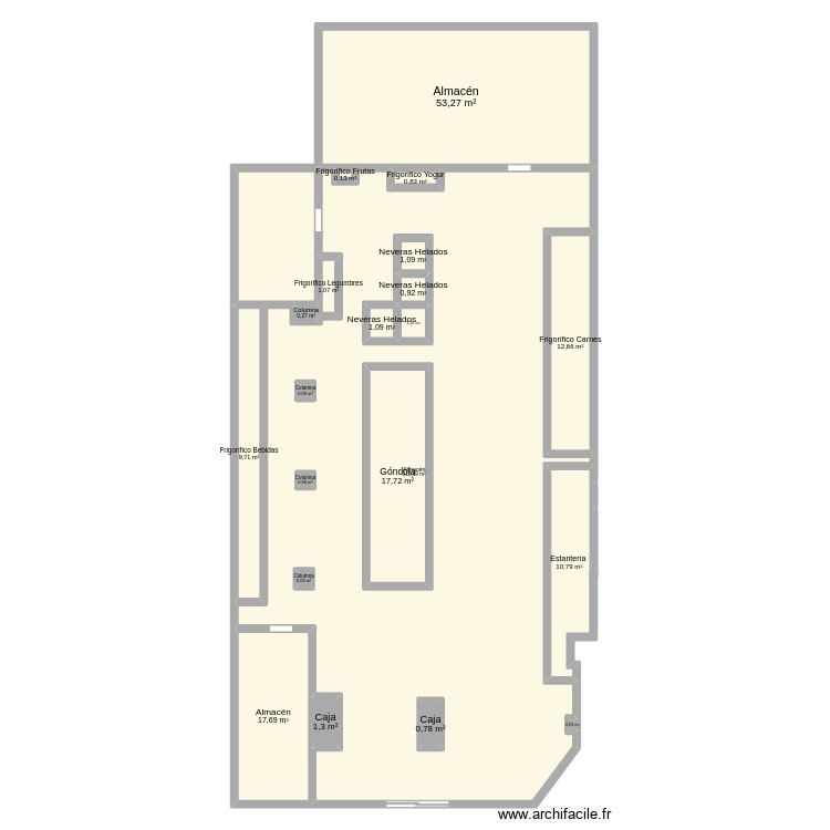 Plano Bon&Agrave;rea. Plano de 0 habitación y 0 m2