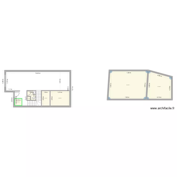 vao 74 2. Plano de 7  y 82 m²