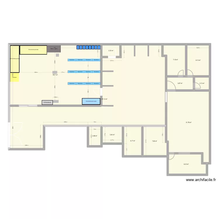 OTIS. Plano de 13 y 237 m² OTIS. Plano de 13 y 237 m²