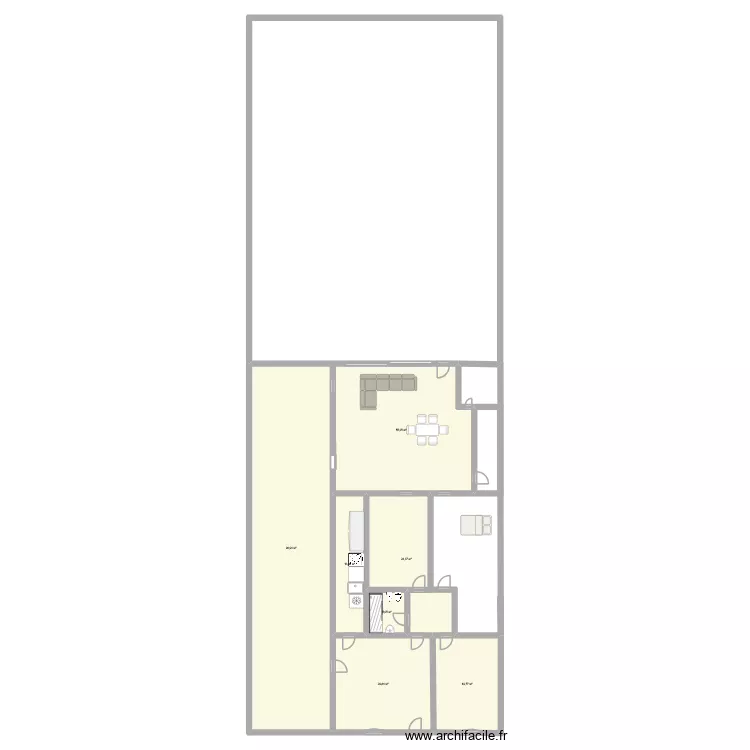 Mi Casa. Plano de 7 Habitaciones y 245 m² Mi Casa. Plano de 7 Habitaciones y 245 m²
