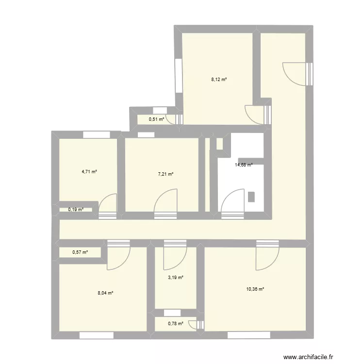 CASA. Plano de 11 y 58 m² CASA. Plano de 11 y 58 m²
