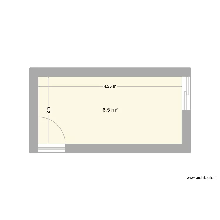 ginzo de lima 37 plano cocina. Plano de 1 Sala y 9 m²