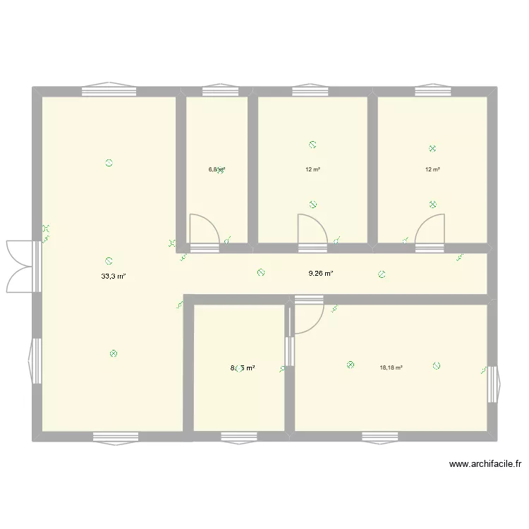 Casa (c1)mesa3. Plano de 5  y 101 m²