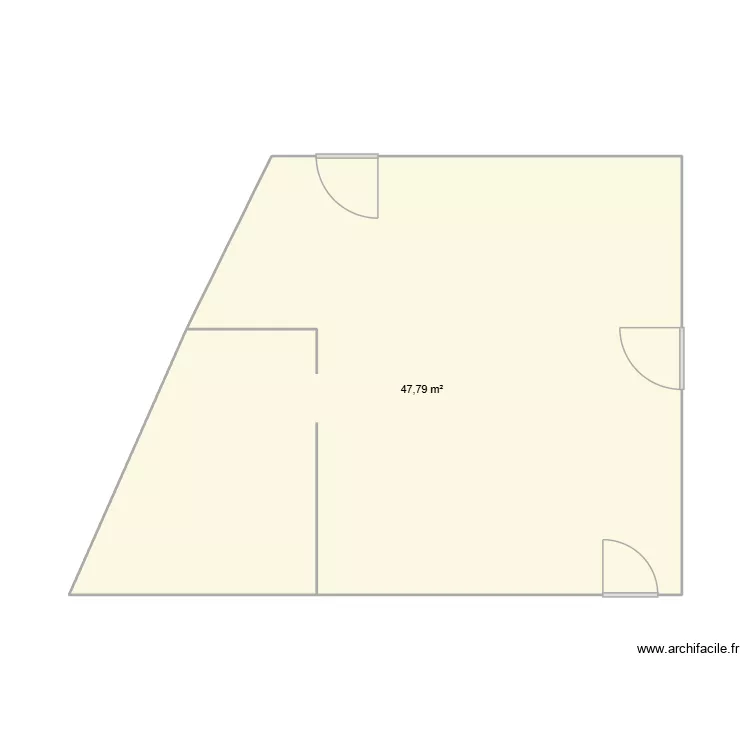 cuarto principal. Plano de 1 y 48 m² cuarto principal. Plano de 1 y 48 m²