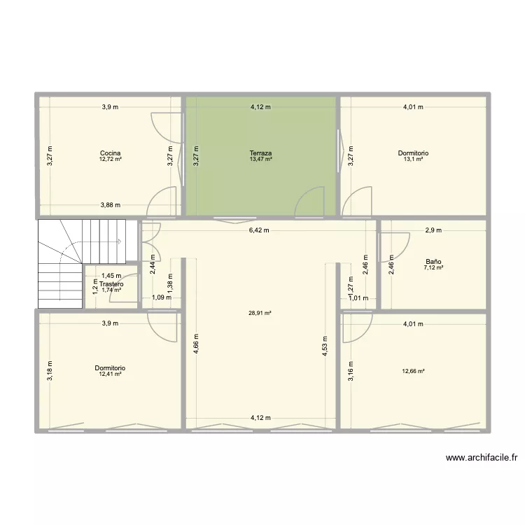 Orcera. Plano de 8 y 102 m² Orcera. Plano de 8 y 102 m²
