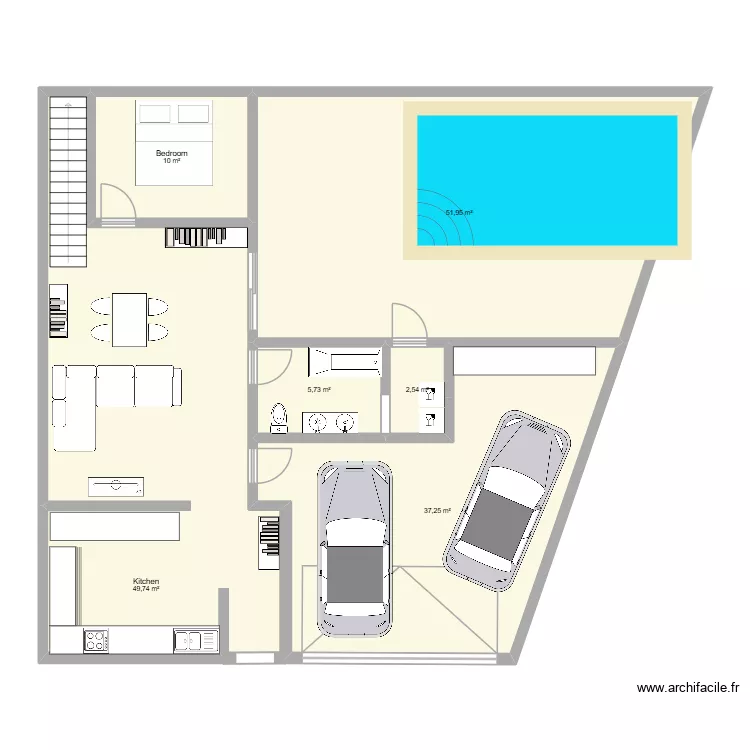Proyecto 185 V02. Plano de 6 y 157 m² Proyecto 185 V02. Plano de 6 y 157 m²