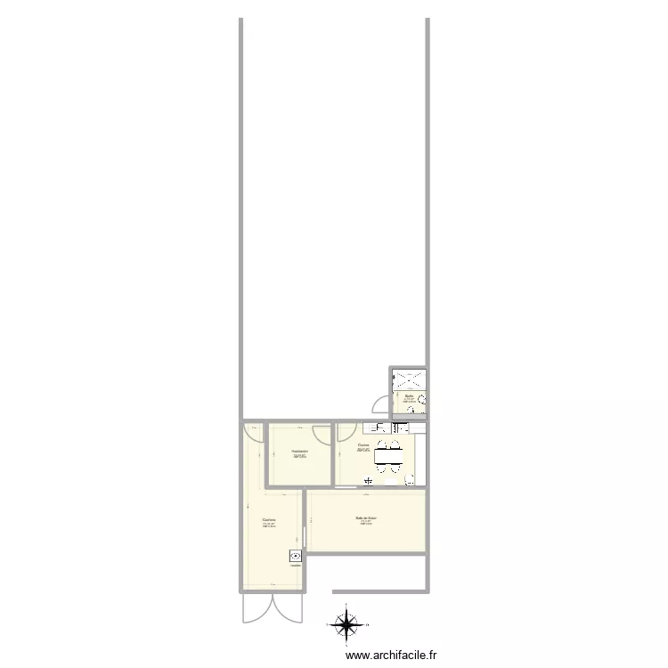 Casa Lim&oacute;n #595. Plano de 