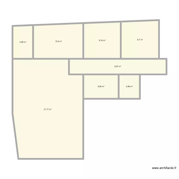 NUEVA. Plano de 8  y 90 m²