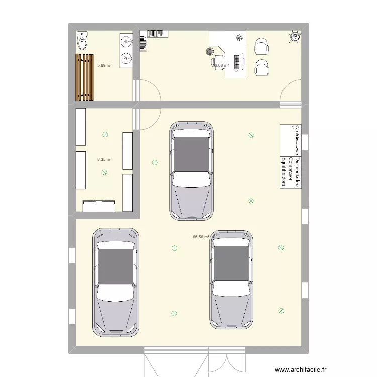 taller ferran i bernie. Plano de 