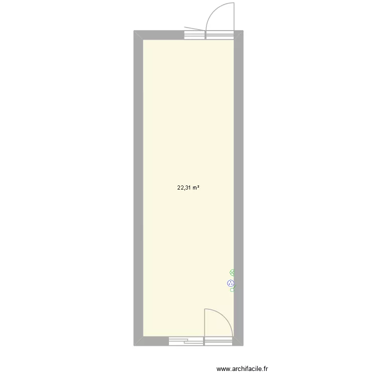 CASA 3 PISOS. Plano de 1 y 22 m² CASA 3 PISOS. Plano de 1 y 22 m²