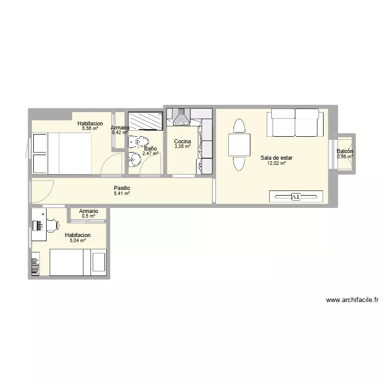 monteleón 7 2C. Plano de monteleón 7 2C. Plano de
