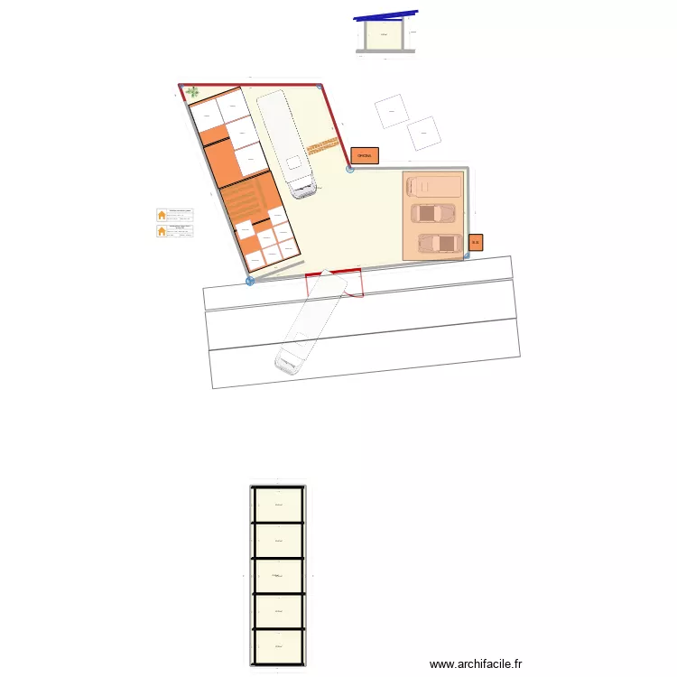 Nuevo predio. Plano de 8  y 385 m²