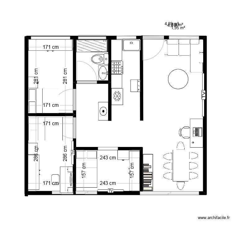 yooo. Plano de 0 habitación y 0 m2