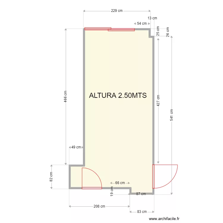 MIGUEL ANGEL AMBEL COCINA. Plano de 