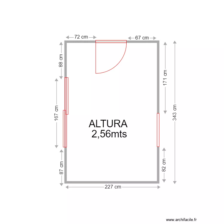 GABRIEL CARRANZA COCINA. Plano de GABRIEL CARRANZA COCINA. Plano de