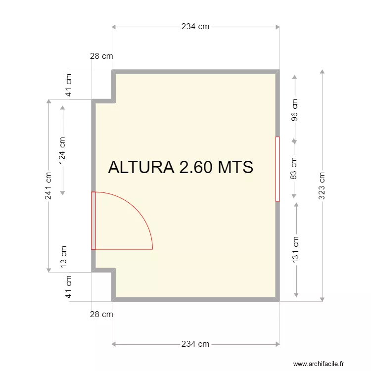 ANTONIO ALCA COCINA. Plano de 
