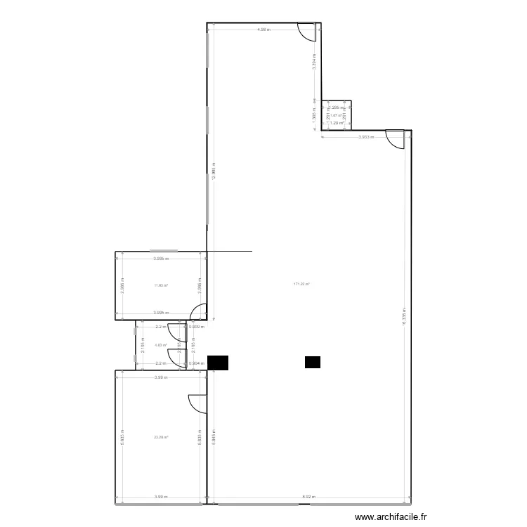 paseo de la castellana 127 1&ordm;b. Plano de 