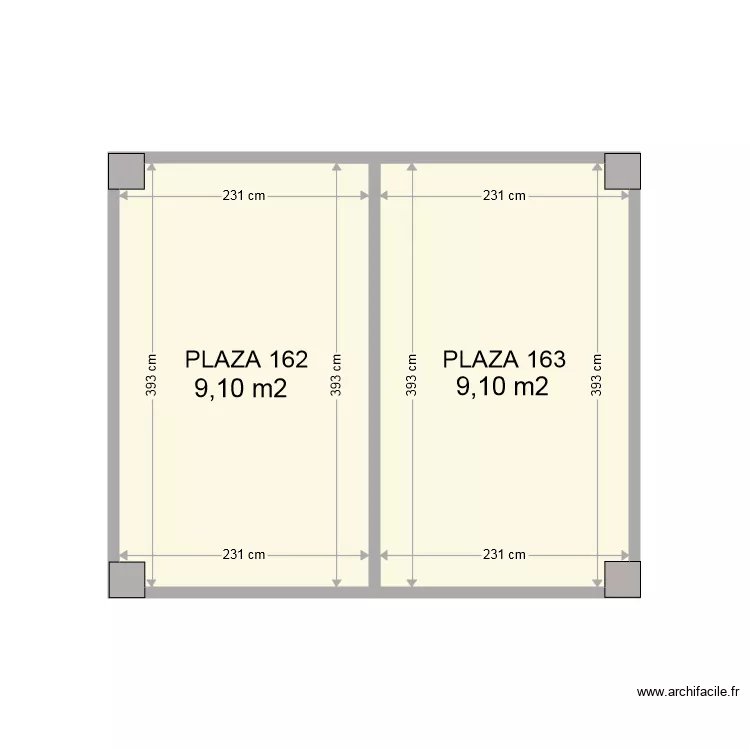 GARAJE EJEA. Plano de 