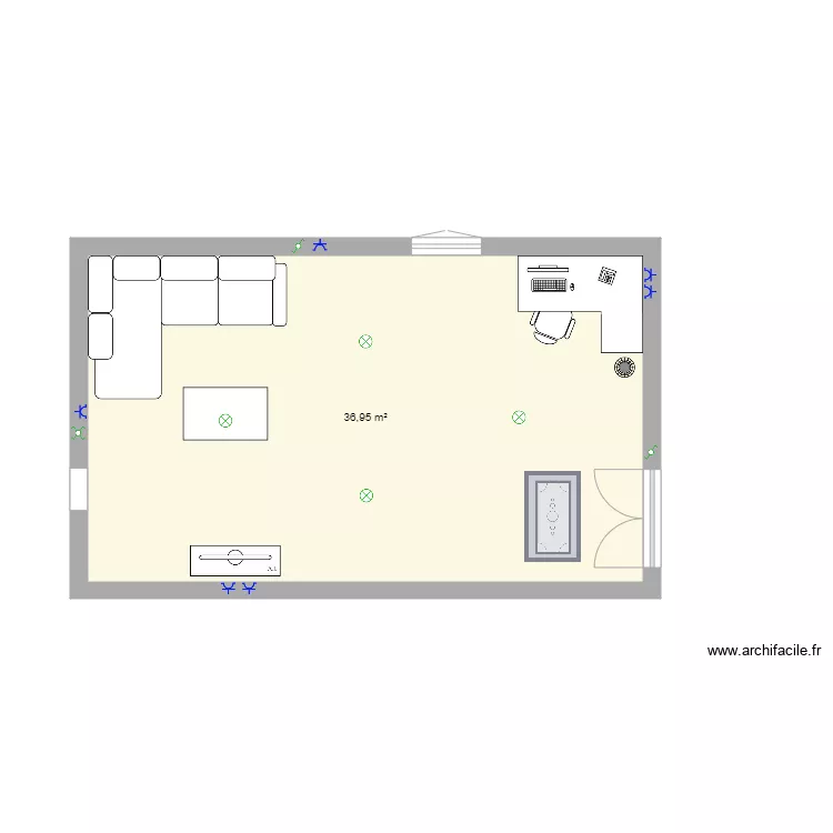 salon vivienda. Plano de salon vivienda. Plano de