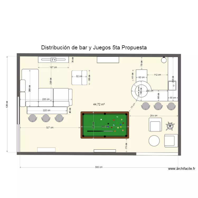 Casa Creston Bar 5ta Opci&oacute;n. Plano de 