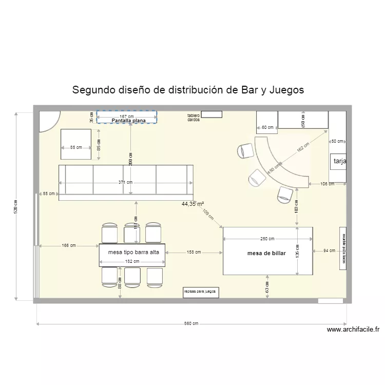 CASA CRESTON BAR 2da opci&oacute;n. Plano de 