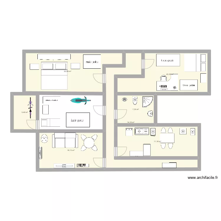 maison 1 . Plano de maison 1 . Plano de
