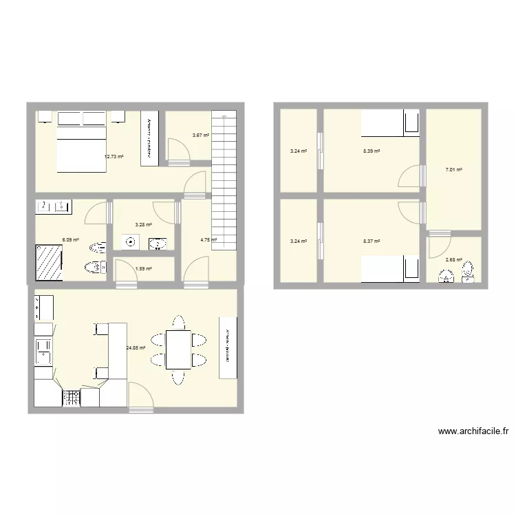 casa 2 planta. Plano de casa 2 planta. Plano de