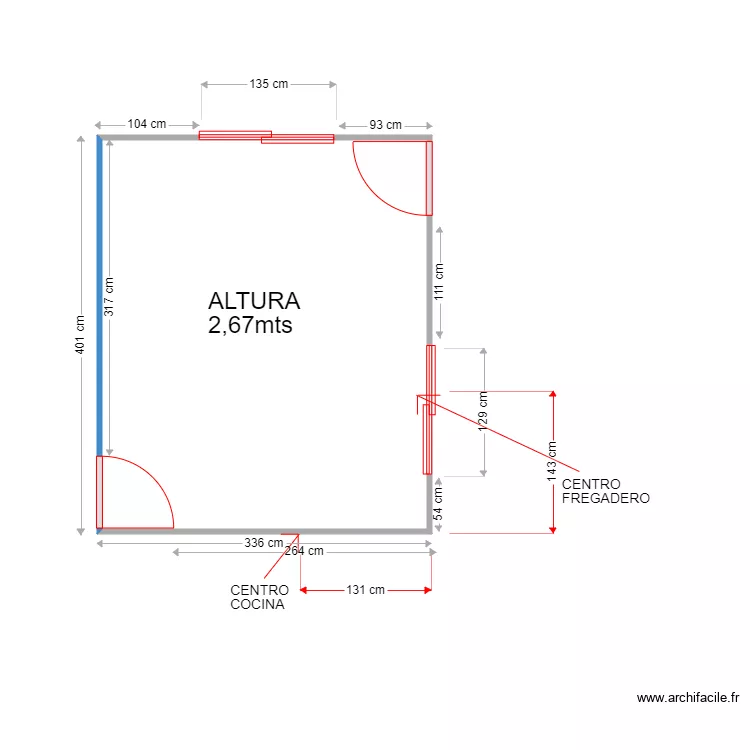 FELISA PRADO. Plano de 