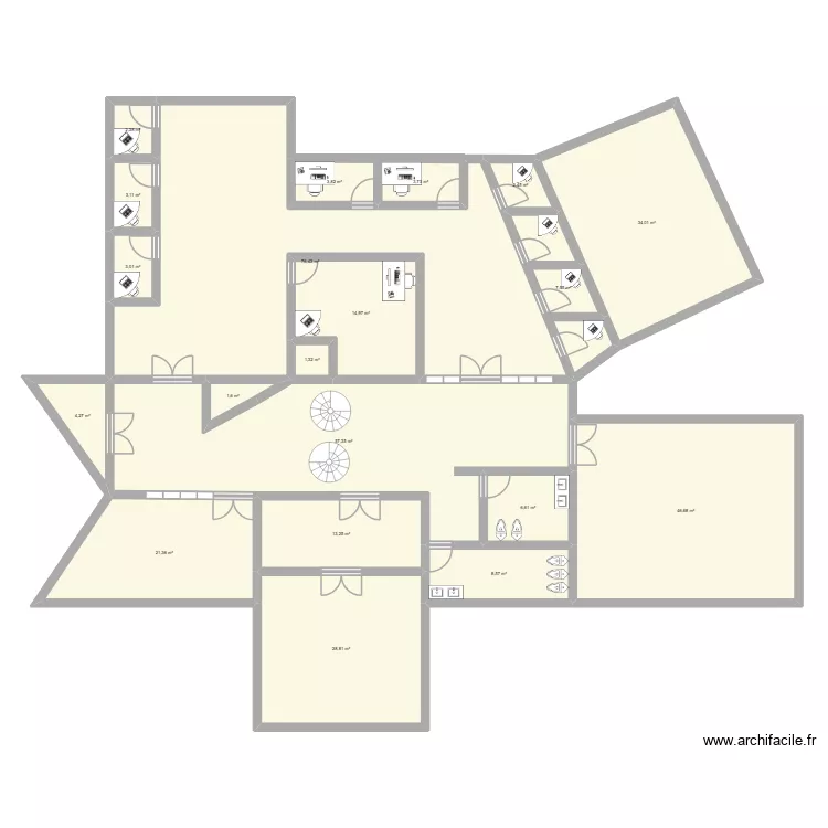 Planta Baja Fiec Nueva. Plano de 