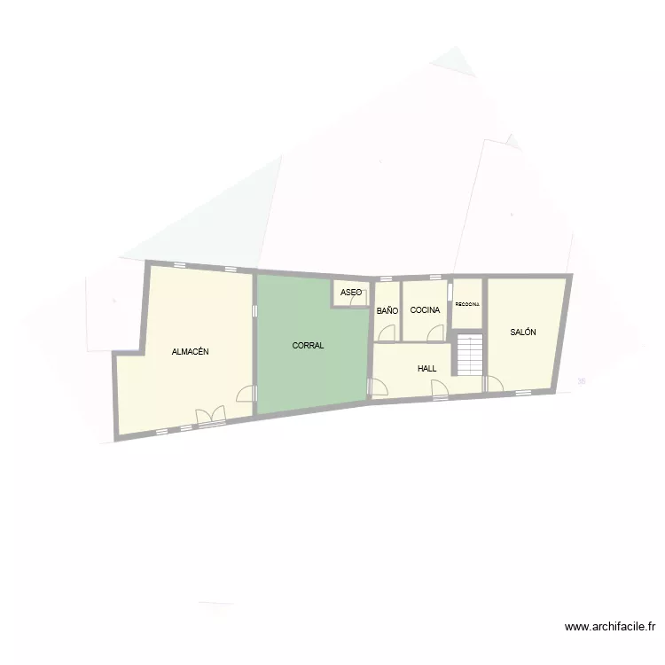 PLANTA BAJA ALCALA. Plano de 