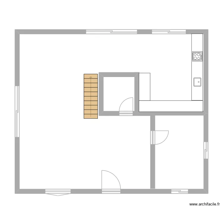 Calle del Mig, 5. Plano de 