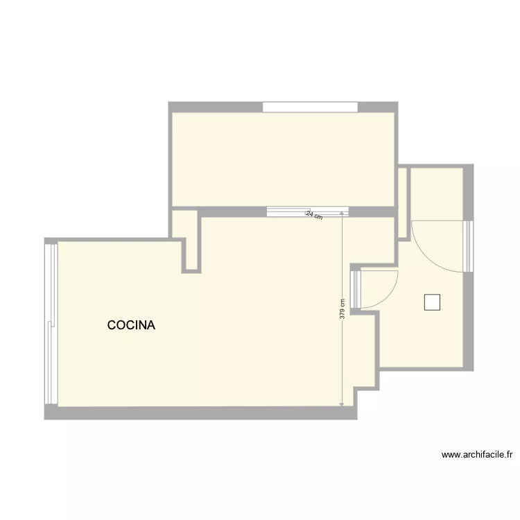 COCINA CARMEN. Plano de 