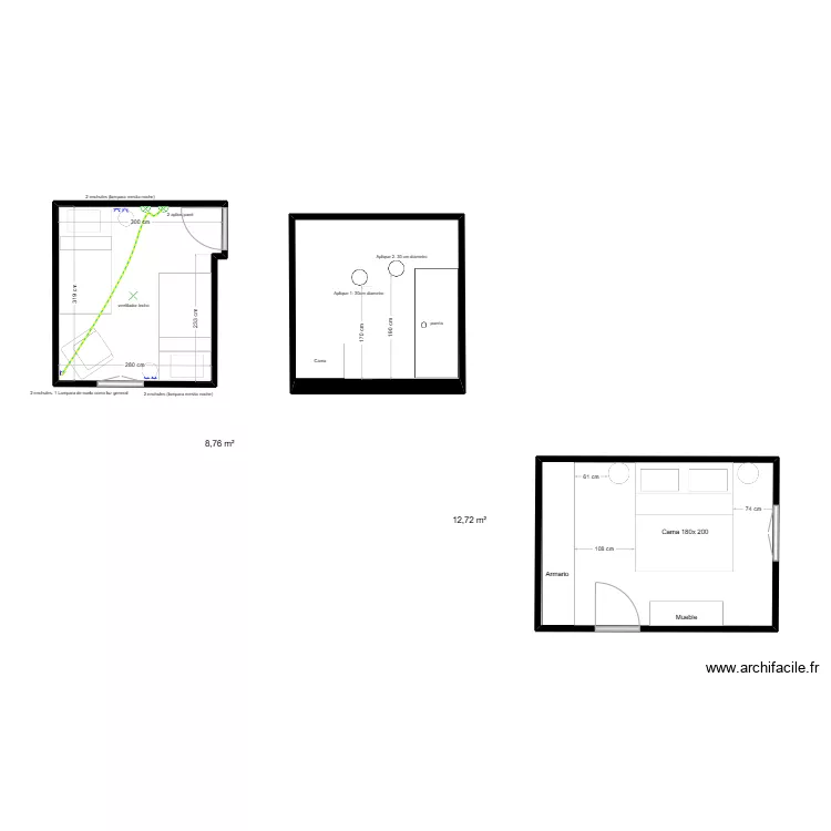 SENCELLES HABITACIO 2. Plano de 