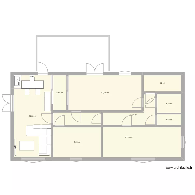 Spa11. Plano de 9 y 87 m² Spa11. Plano de 9 y 87 m²