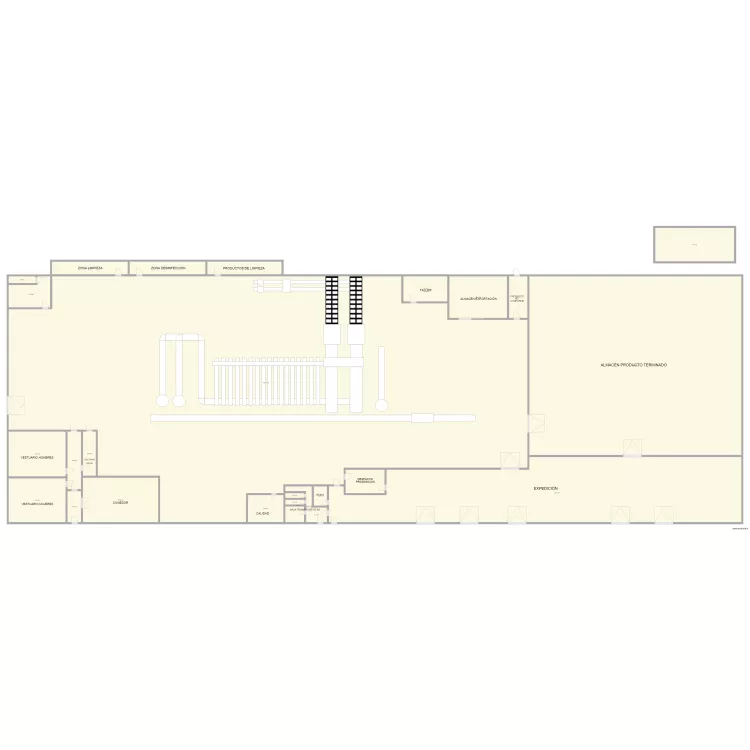 Camar base. Plano de 